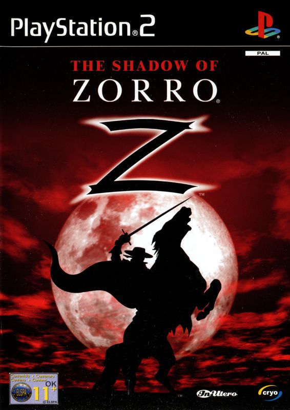 Shadow of Zorro box art for Playstation 2